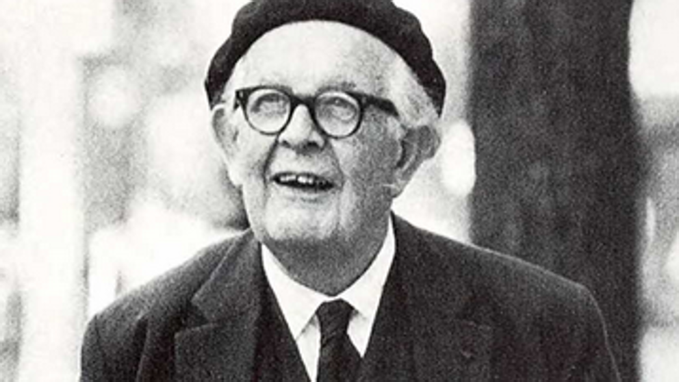 Jean Piaget a la Universitat de Michigan. Wikimedia Commons