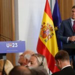 Ursula von der Leyen, presidenta de la Comisión Europea, junto con el presidente español Pedro Sánchez (EU2023ES/Flickr)