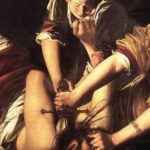 Detalle de la obra 'Judit decapitant Holofernes', de Artemisia Gentileschi (Web Gallery of Art/Wikicommons)