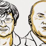 Katalin Karikó y Drew Weissman, ganadores del Nobel de Medicina (Niklas Elmehed © Nobel Prize Outreach)