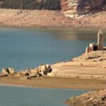 El embalse de Sau llegó a estar al 13 por ciento hace unos meses. La situación no mejora por falta de lluvia (Amadalvarez/ Flickr)