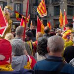 Manifestación en contra de la Ley de amnistía celebrada el domingo 18 en Barcelona (M.D.)