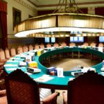 Salón de plenos de la Real Academia Española (RAE)