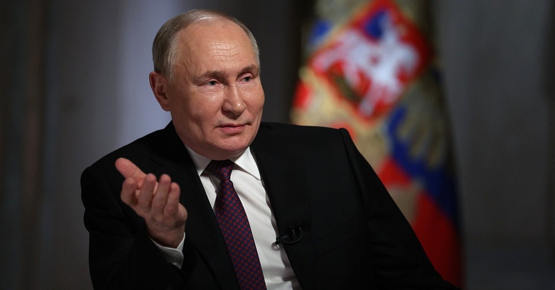 Vladimir Putin en una entrevista reciente (Kremlin/Wikipedia)