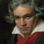 Retrato del compositor Ludwig van Beethoven