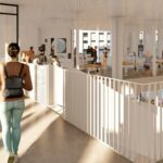 Render del interior del nuevo campus LCI Barcelona