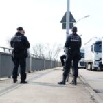 Puesto de control fronterizo alemán en el Puente Europa (Leonhard Lenz/ Wikicommons)