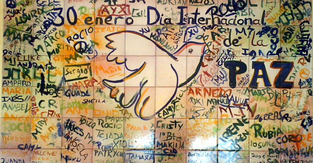 Mural escolar sobre el DENIP/Carlosanz77-Flickr