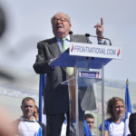 Jean-Marie Le Pen en un mitin del Frente Nacional el 1 de mayo de 2012/ Blandine Le Cain-Flickr