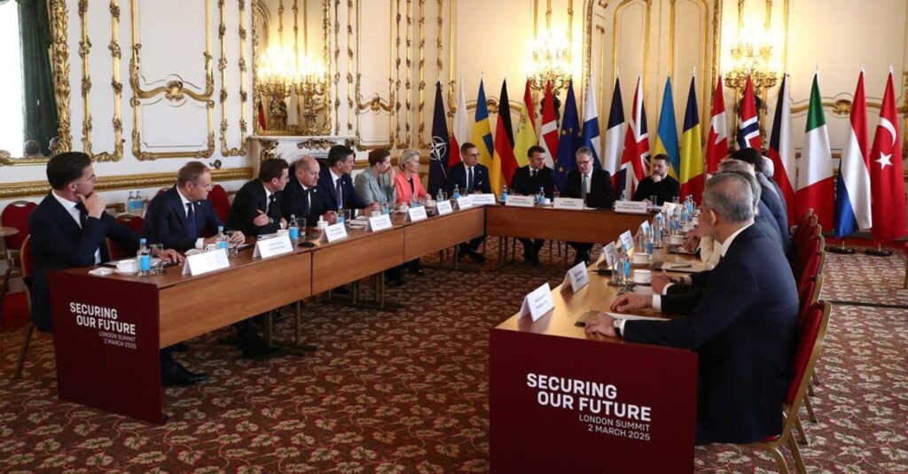 Los líderes europeos reunidos en Londres para debatir sobre la guerra en Ucrania (Moncloa)