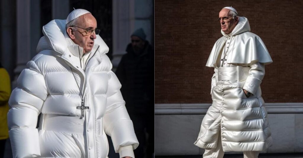 El papa Francisco en imágenes generadas con inteligencia artificial