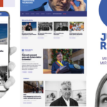 Imagen del nuevo Junior Report donde destaca el diseño, el color azul y la nueva tipografía del diario