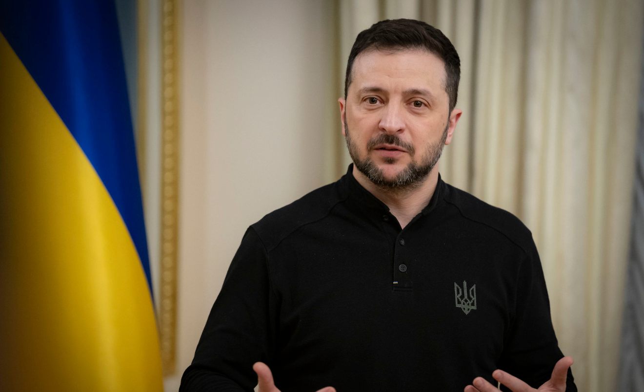 Antes de ser presidente, Zelenski se dedicó profesionalmente al mundo del entretenimiento en televisión. (Office of the President – Ukraine)