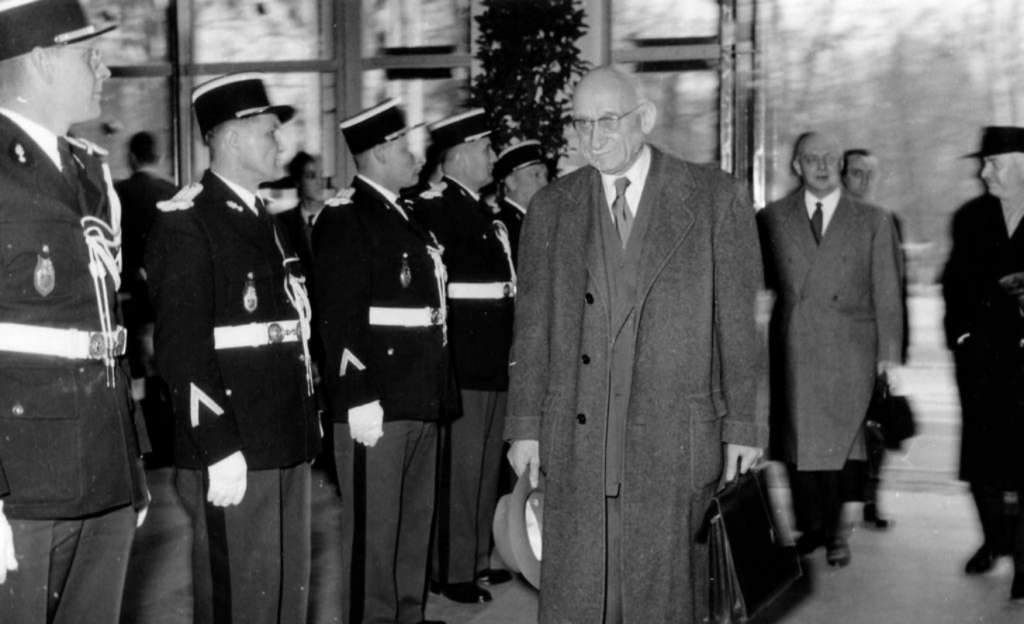El político Robert Schuman fue presidente del Parlamento Europeo. (Wikimedia Commons)