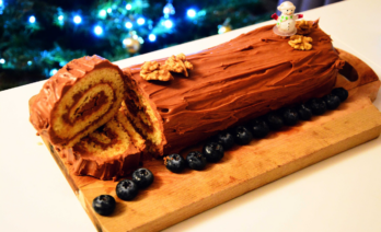 El Bûche de Noël –tronco de Navidad– es un pastel típico de Francia/Mitantig-Wikimedia Commons