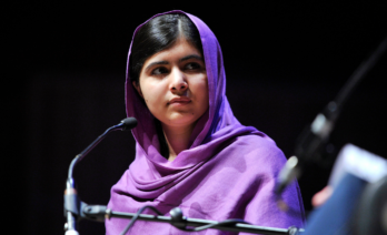 La activista Malala Yousafzai en una conferencia en 2014. (Wikimedia Commons)