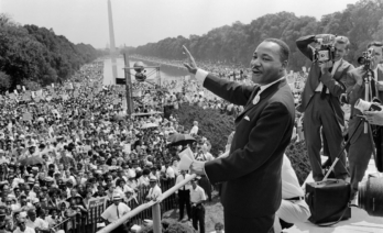 Martin Luther King Jr. durante su famoso discurso “I have a dream”. (Wikimedia Commons)